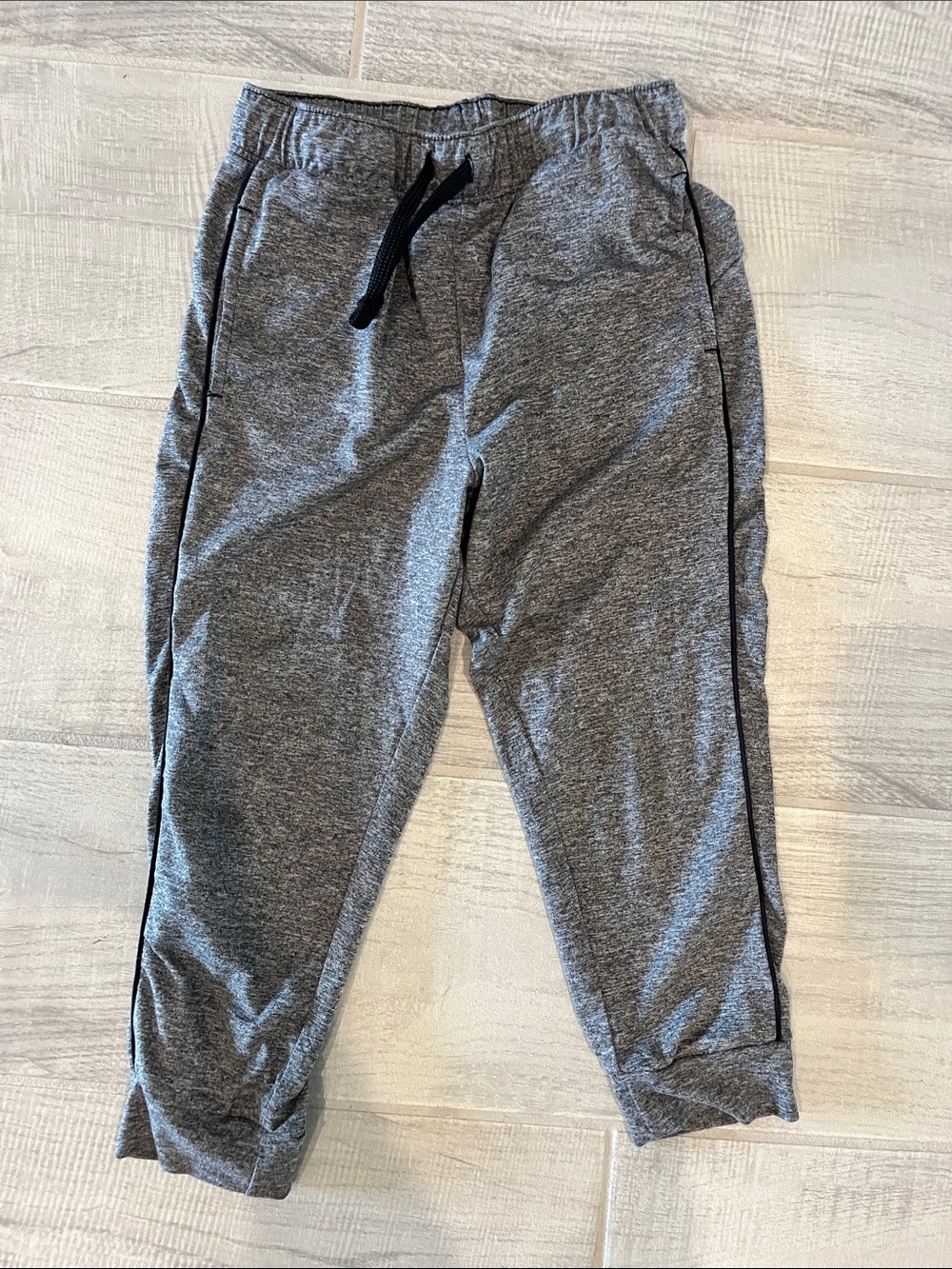 Kids Gray Pull-On Jogger Pants - Comfortable Active Bottoms